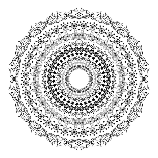 abstract mandala desig