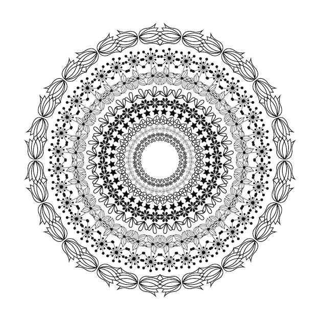 abstract mandala desig
