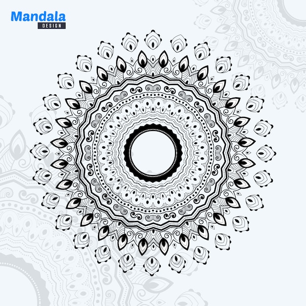 Abstract Mandala lineart Illustration