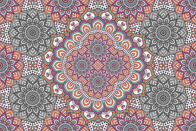 abstract mandala naadloos patroon