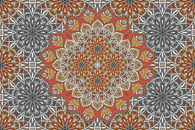 abstract mandala naadloos patroon