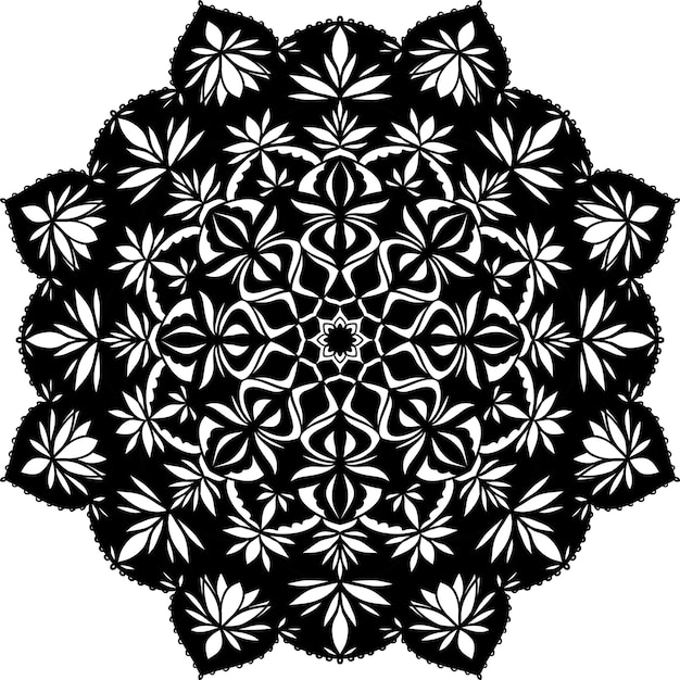 Abstract mandala pattern