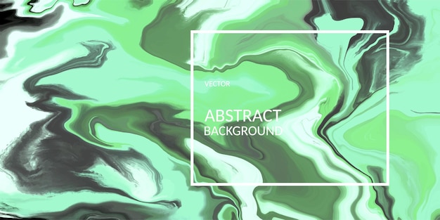 Abstract marble texture fluid design backgroundsgreen color painting artwork texture