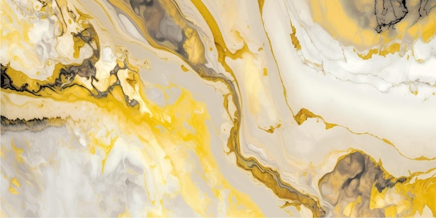 Abstract marble yellow 2