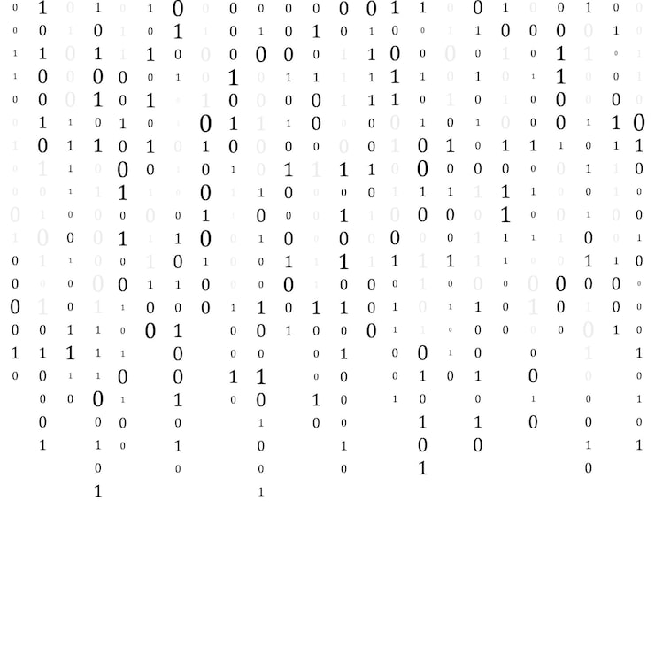 Vector 추상 매트릭스 배경 이진 컴퓨터 코드 코딩 해커 개념 벡터 배경 일러스트 레이 션