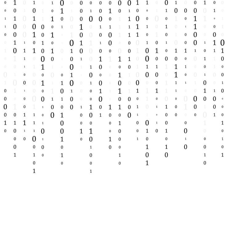 Vector abstract matrix background binary computer code coding hacker concept vector background illustration