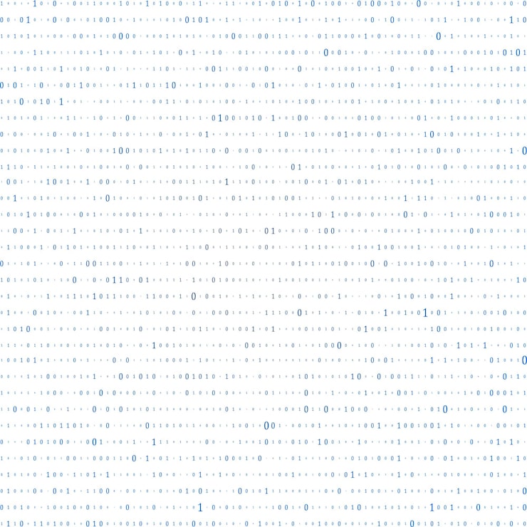Vector abstract matrix background binary computer code coding hacker concept vector background illustration
