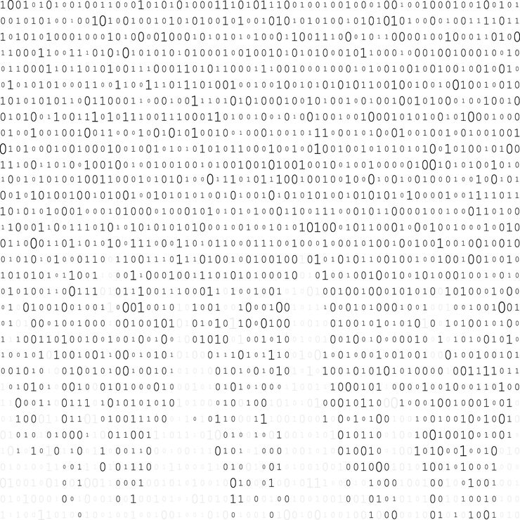 Vector abstract matrix background binary computer code coding hacker concept vector background illustration