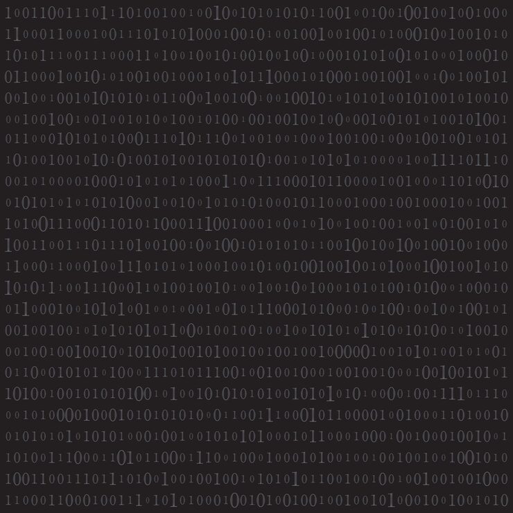 Vector abstract matrix background binary computer code coding hacker concept vector background illustration