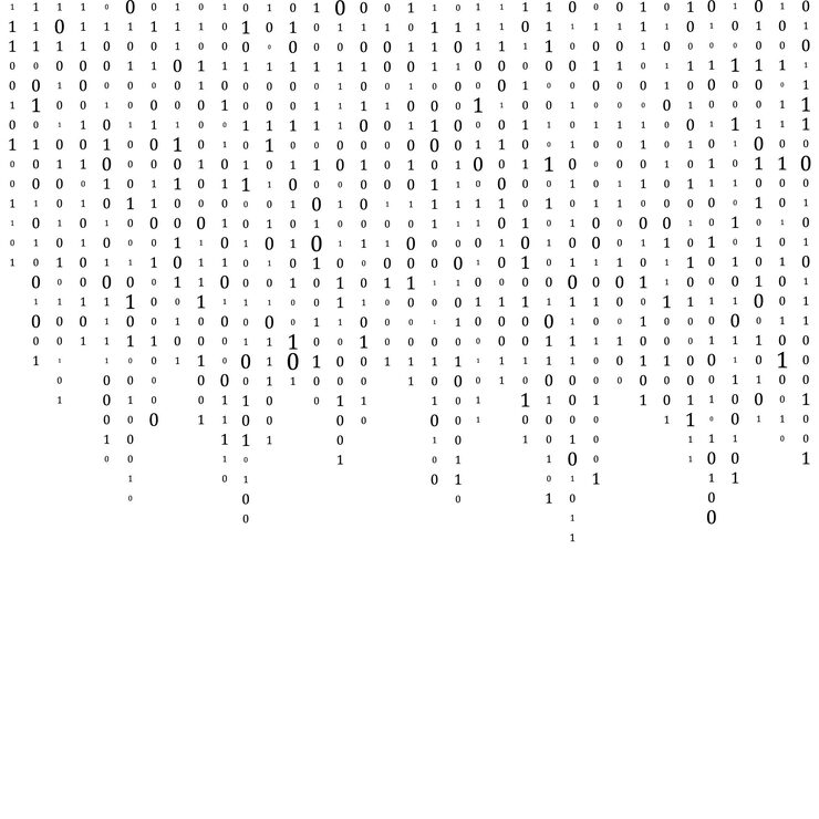 Vector abstract matrix background binary computer code coding hacker concept vector background illustration