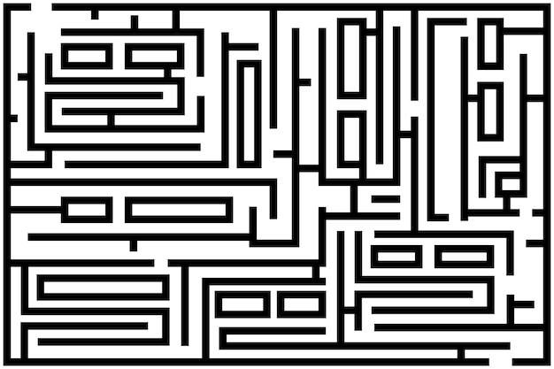 Abstract Maze Pattern Background