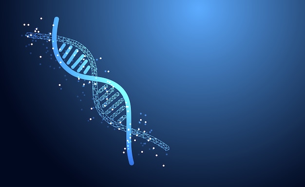 Vector abstract medisch medische wetenschap-dna