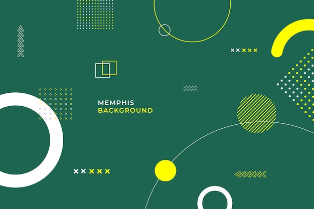 Abstract memphis background