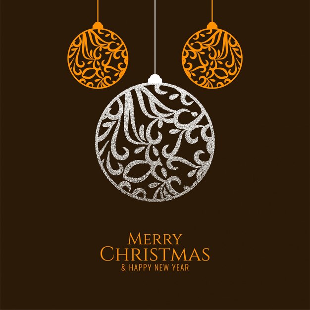 Abstract Merry Christmas decorative background