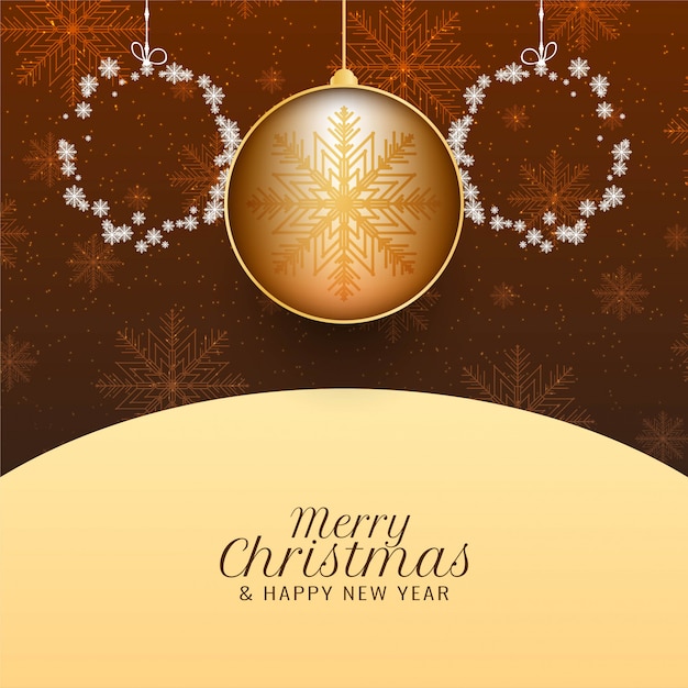 Vector abstract merry christmas stylish decorative background