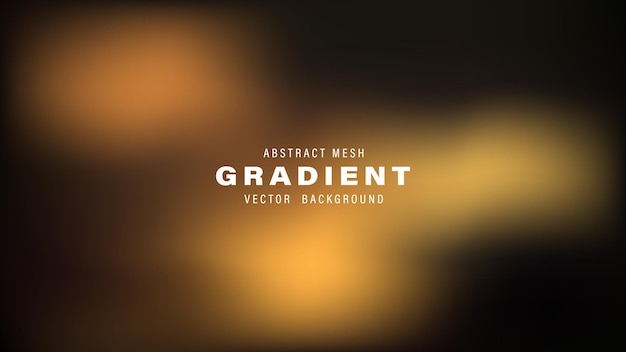 추상 Mesh Gradient 배경 디자인 터 일러스트레이션 어두운 갈색 황금 색조 흐릿한 에페