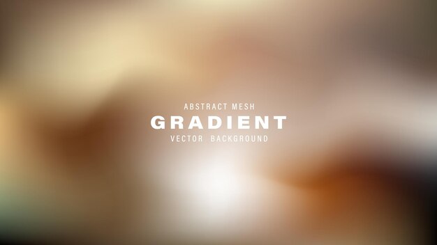 Abstract Mesh Gradient Vector achtergrond Bruin Beige Vaag