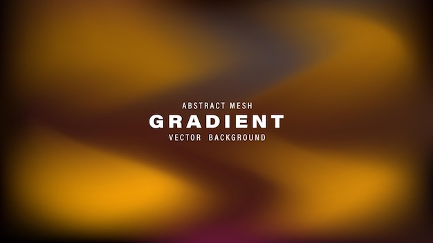 Abstract Mesh Gradiënt Vector achtergrond Bruin Goud Donkere tinten