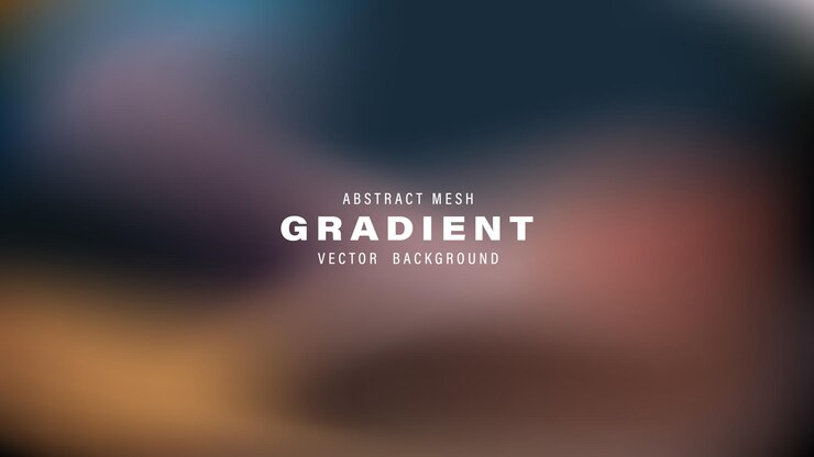 Vector abstract mesh gradient vector achtergrond bruin teal onduidelijk