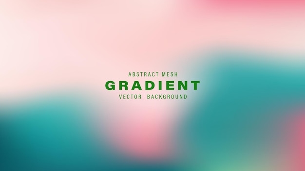 Abstract Mesh Gradiënt Vector achtergrond Roze Teal Vervaagd