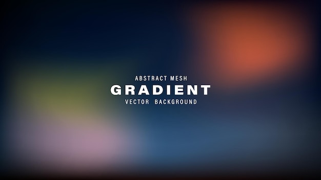 Abstract Mesh Gradient Vector achtergrondontwerp Onduidelijke kleuren