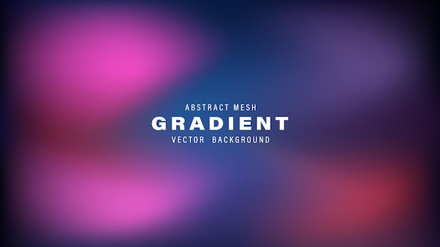 Abstract Mesh Gradient Vector achtergrondontwerp Paars Roze Blauw