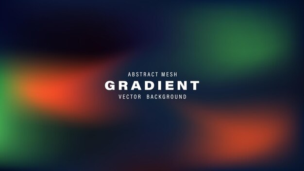 Abstract Mesh Gradient Vector achtergrondontwerp sjabloon illustratie