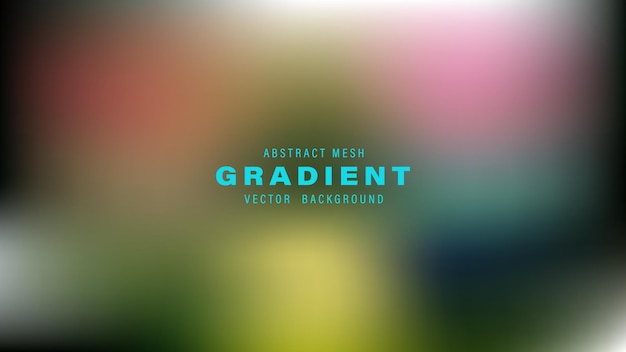 Abstract Mesh Gradient Vector achtergrondontwerp sjabloon