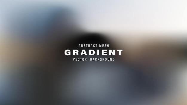 Abstract Mesh Gradient Vector Background Design Template Blurred