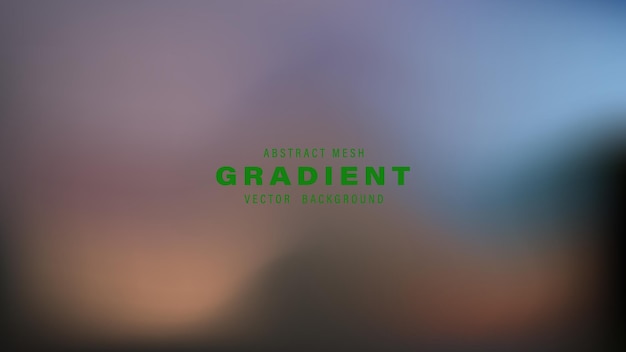 추상적인 Mesh Gradient Vector 배경 디자인 템플릿