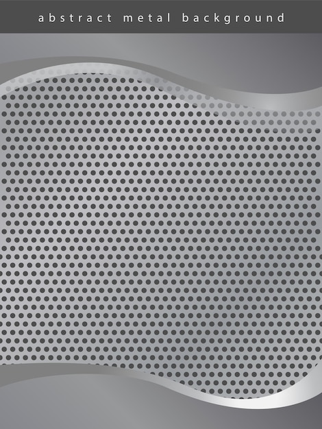 abstract metal background with dots punching plate