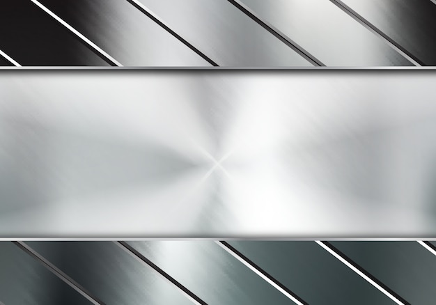 Vector abstract metal background