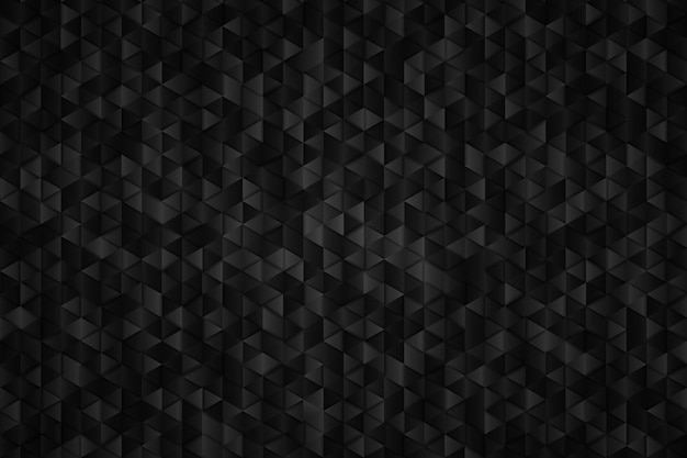 Abstract metal black of triangle geometric background.