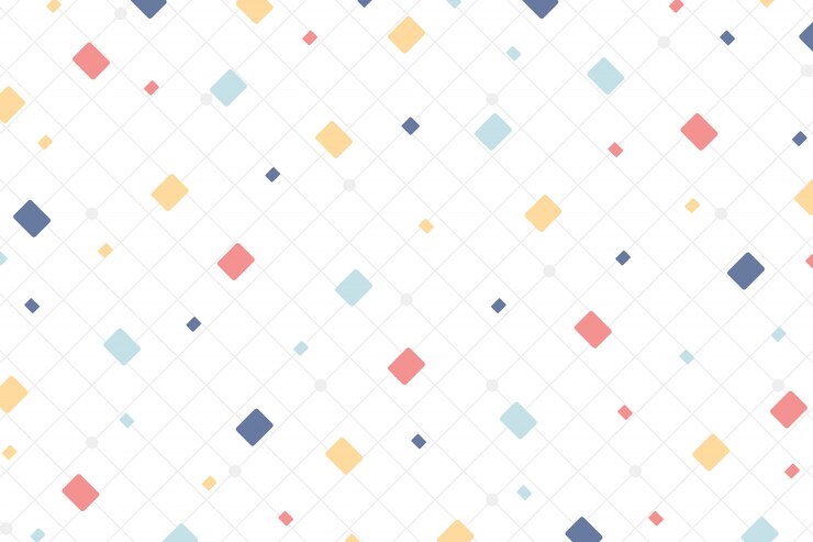 Vector 正方形のデザイン要素の背景の抽象的な最小限のカラフルなスタイル。