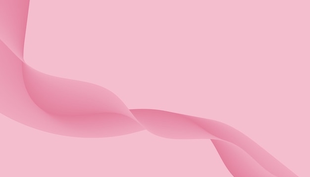 Абстрактный минимальный элегантный розовый фон волны