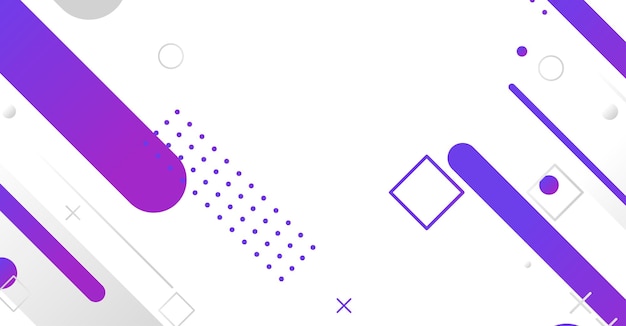 Abstract minimal geometric shape background with gradient