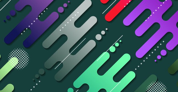 Abstract minimal geometric shape background with gradient