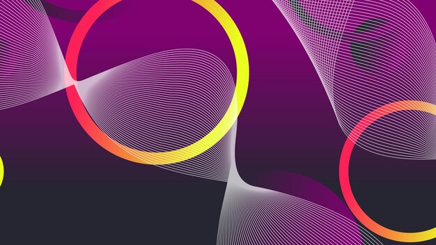 Abstract minimal gradient geometric circle background