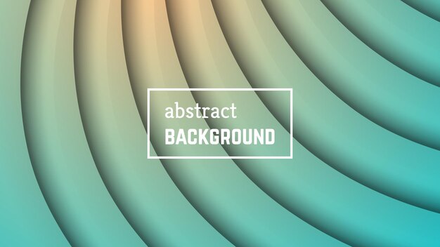 Abstract minimal line geometric background.  Turquoise line layer shape for banner, templates, cards. Vector illustration.