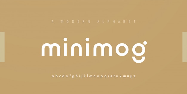 Abstract minimal modern alphabet fonts. typography minimalist urban digital fashion future creative logo font.