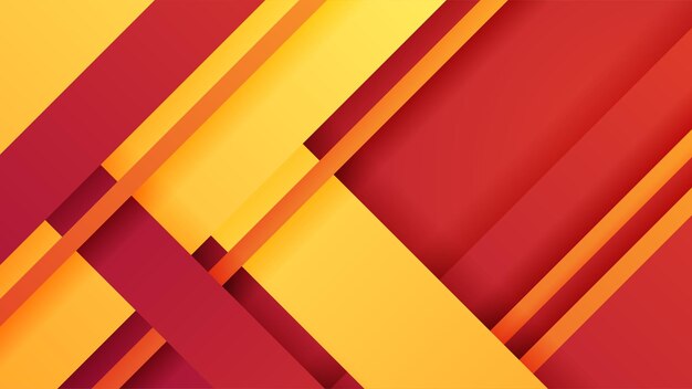 Vector abstract minimal red and orange background with geometric creative and minimal gradient concept trendy fresh color for presentation design flyer social media cover web banner tech banner