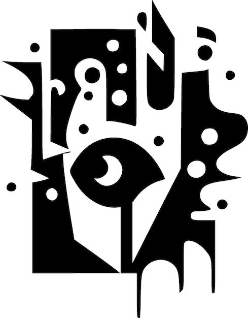 Вектор Абстрактная минималистическая и плоская векторная иллюстрация логотипа