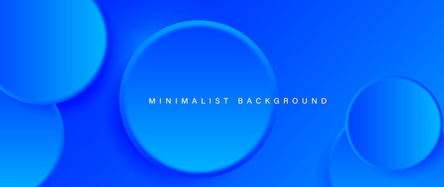 Abstract minimalist blue background