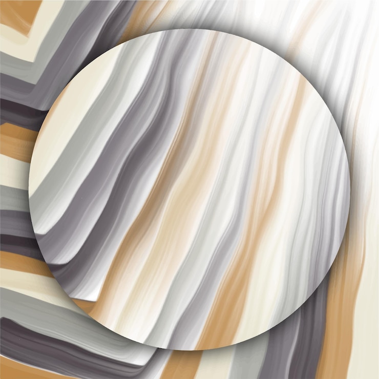 Vector abstract minimalist wall composition in beige gray brown black colors modern creative hand drawn background
