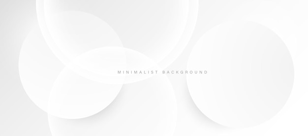 Abstract minimalist white background