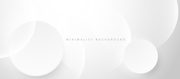 Abstract minimalist white background