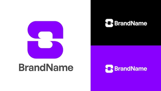Abstract minimalistisch logo-ontwerpsjabloon voor elk doel