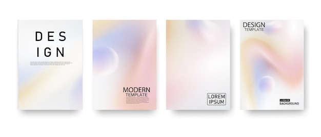 Абстрактный макет пастельный красочный градиентный фон а4 концепция для вашего графического красочного дизайна шаблон макета для брошюры