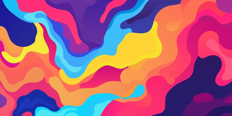 Vector バナーの壁紙に大理石の色の組み合わせを持つ抽象的な現代美術の背景