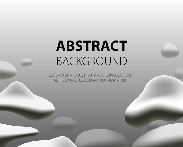 Abstract modern background. 3d vector